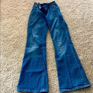 Gap maternity flared jeans